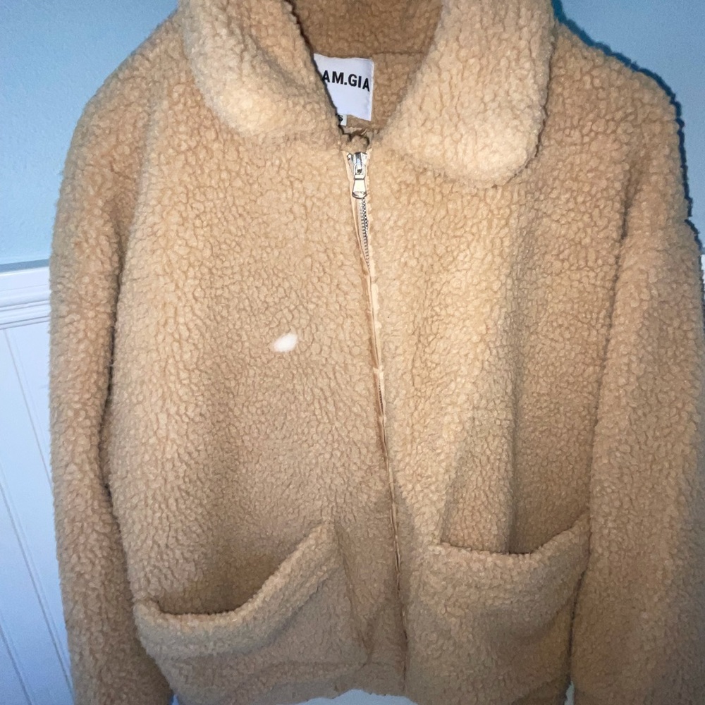 I.AM.GIA Teddy Bear Zip-Up